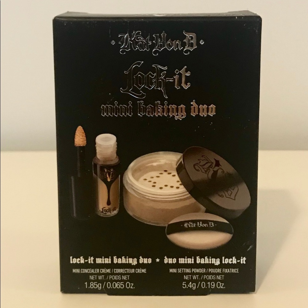 Kat Von D - Lock It Mini Baking Duo - Med 27 Warm
